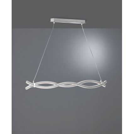 Reality - LED Lestenec na vrvici WAVE LED/16W/230V + LED/9W