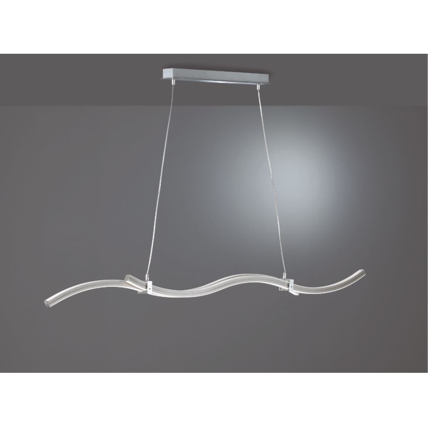 Reality - LED Lestenec na vrvici WAVE LED/16W/230V + LED/9W