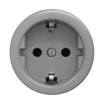 Reblig - Retro domača vtičnica brez okvirja SCHUKO 230V/16A siva