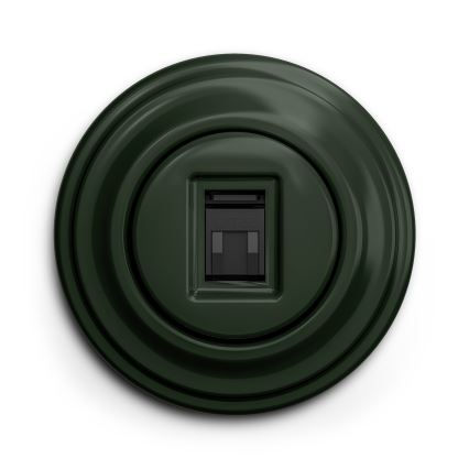 Reblig - Retro enostaven zeleni okvir