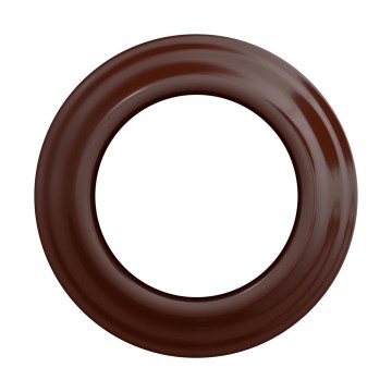 Reblig - retro okvirček, preprost, rjav