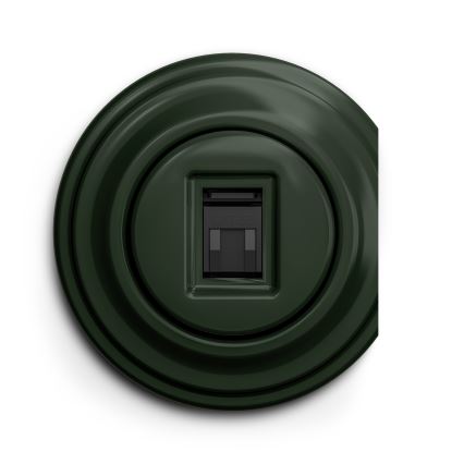 Reblig - Retro okvirček, robna zelena