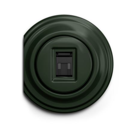 Reblig - Retro okvirček, robna zelena
