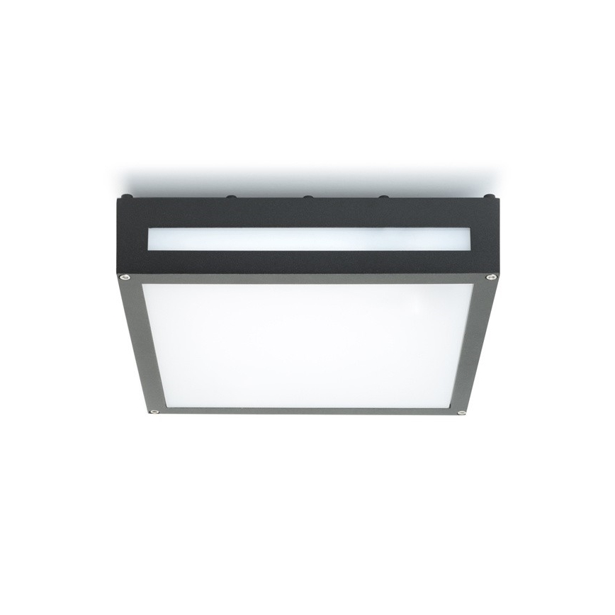 RED - Design Rendl - R10359 - Zunanja stropna svetilka PLAKA 2xE27/26W/230V IP54
