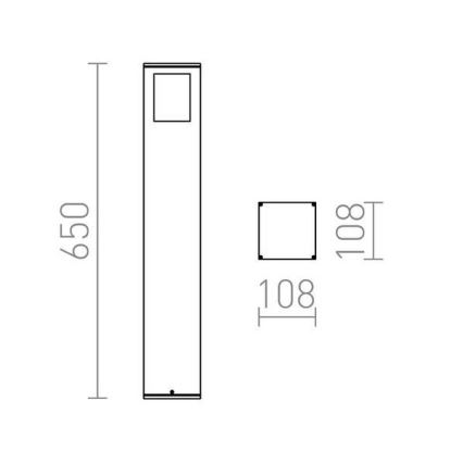 RED - Design Rendl - R10433 - Zunanja svetilka PONDER 1xE27/18W/230V IP44 črna