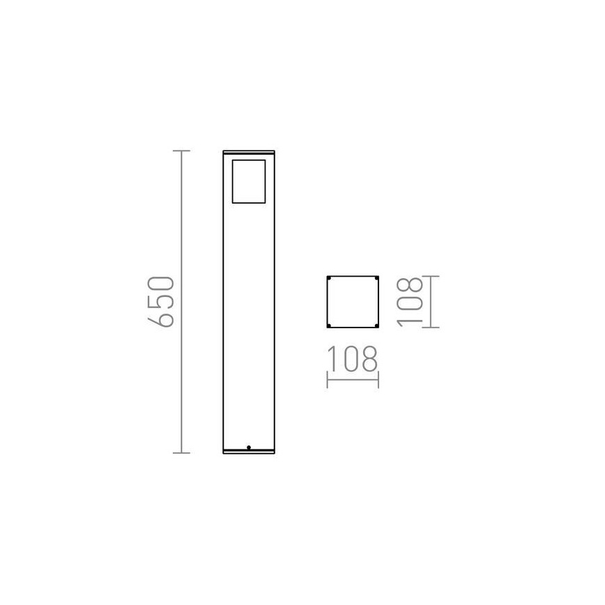 RED - Design Rendl - R10433 - Zunanja svetilka PONDER 1xE27/18W/230V IP44 črna
