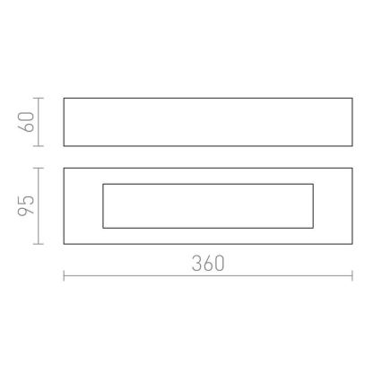 RED - Design Rendl - R10446 - Stenska svetilka ROLO 2xE14/40W/230V