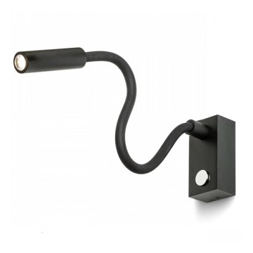 RED - Design Rendl - R10541 - LED Fleksibilna mala svetilka AIM LED/3W/230V črna