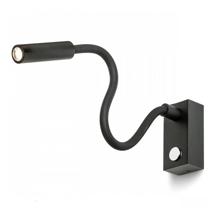 RED - Design Rendl - R10541 - LED Fleksibilna mala svetilka AIM LED/3W/230V črna