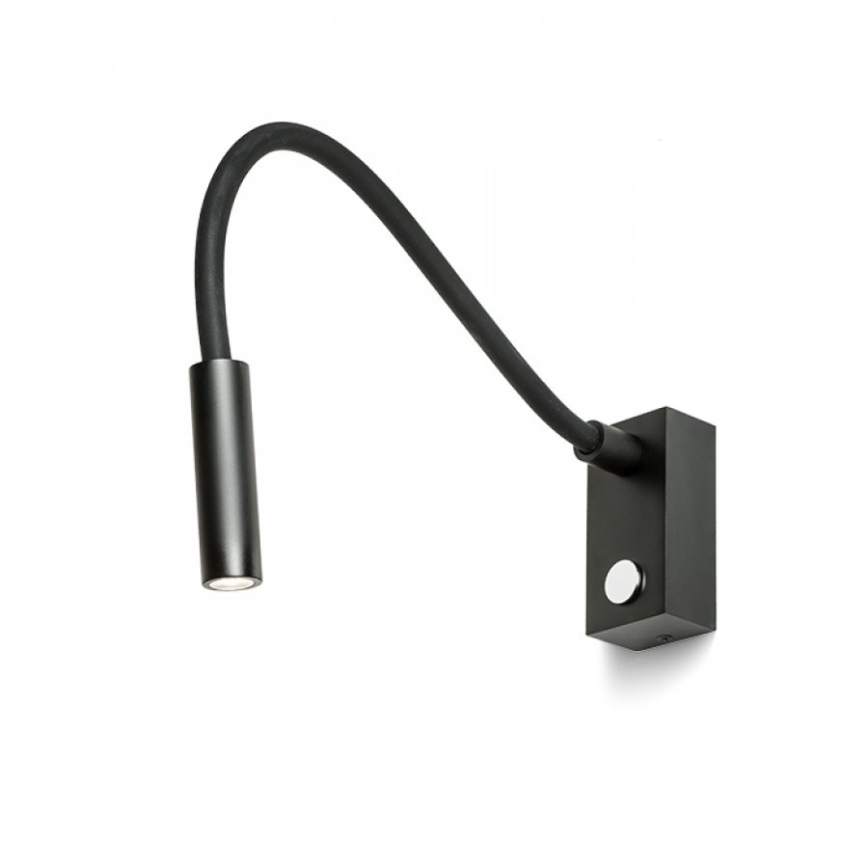 RED - Design Rendl - R10541 - LED Fleksibilna mala svetilka AIM LED/3W/230V črna