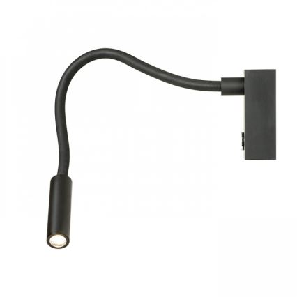 RED - Design Rendl - R10541 - LED Fleksibilna mala svetilka AIM LED/3W/230V črna