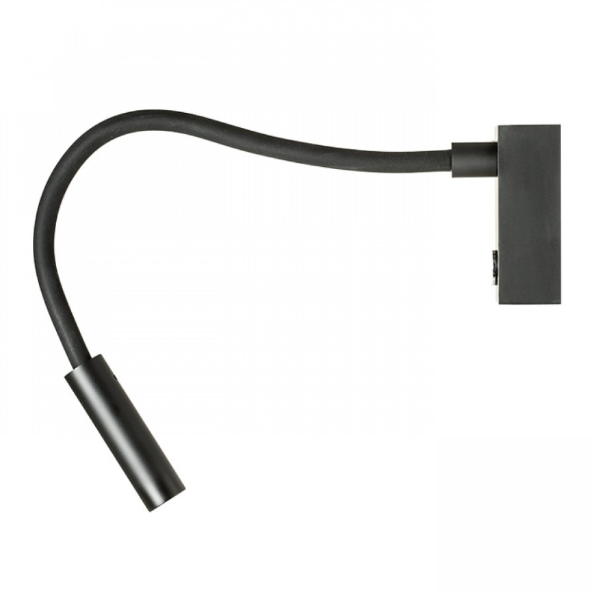 RED - Design Rendl - R10541 - LED Fleksibilna mala svetilka AIM LED/3W/230V črna