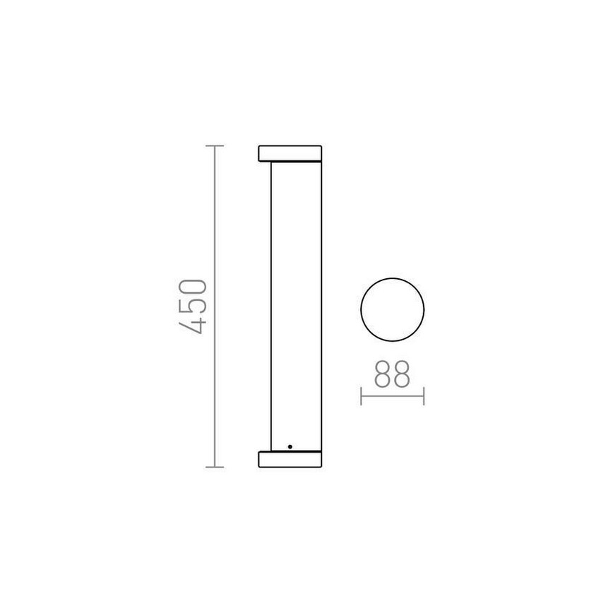 RED - Design Rendl - R11171 - LED Zunanja svetilka SONET LED/7W/230V IP54 antracit