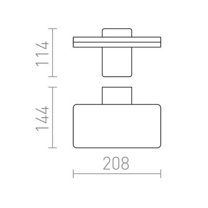 RED - Design Rendl - R11947- LED Zunanja stenska svetilka RINA LED/12W/230V IP65