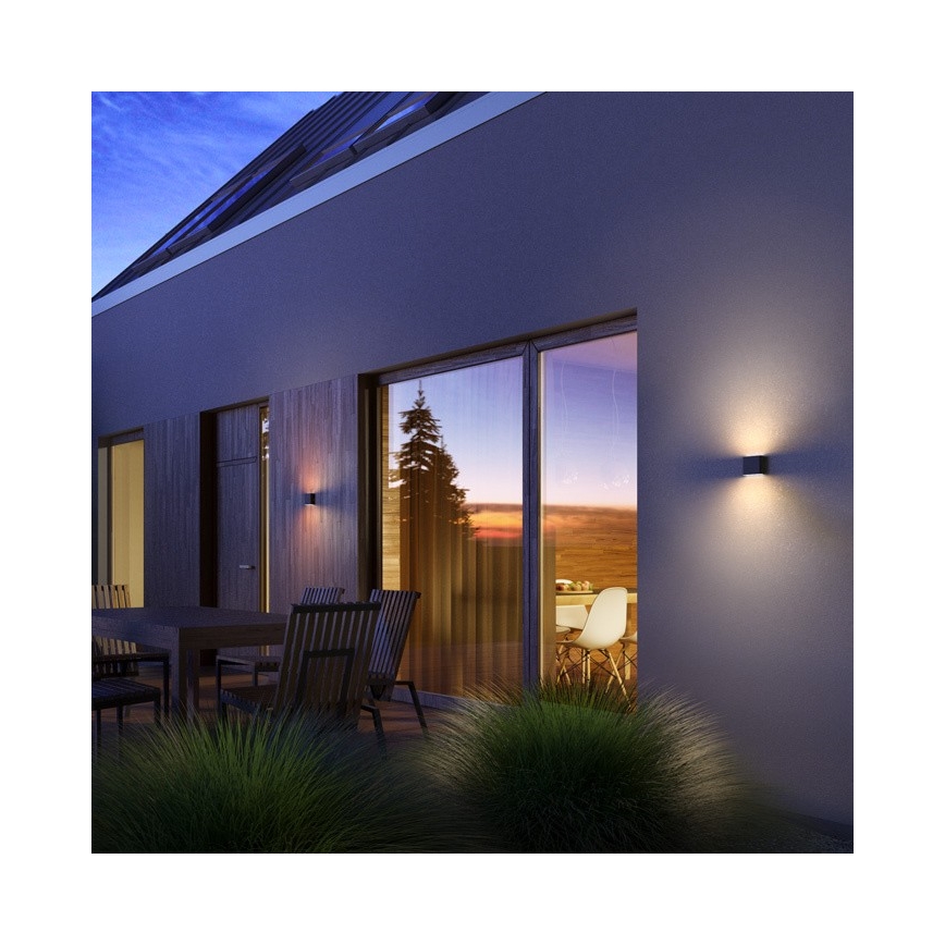 RED - Design Rendl - R12012 - LED Zunanja stenska svetilka CHOIX 2xLED/3W/230V IP54