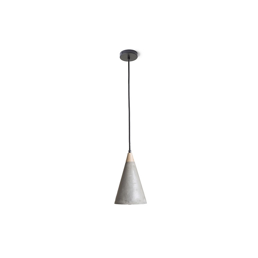 RED - Design Rendl - R12380 - Lestenec na vrvici HEIDI 1xE27/28W/230V beton/les