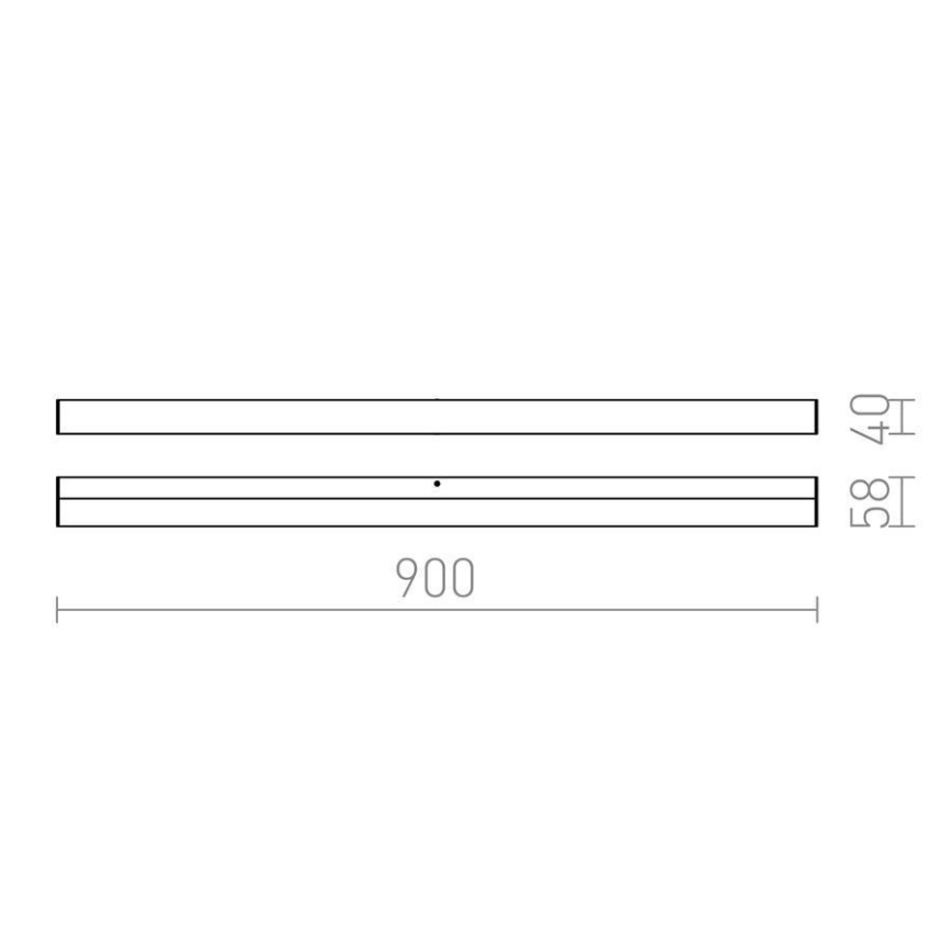 RED - Design Rendl - R12404 - LED Kopalniška stenska svetilka LEVIA LED/18W/230V IP44