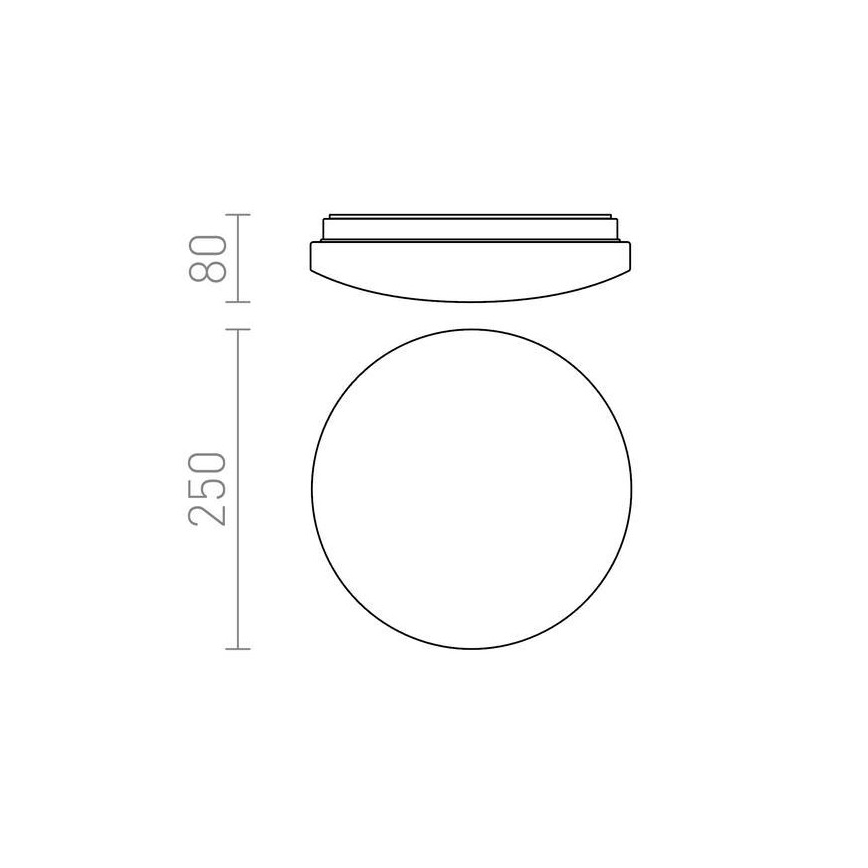 RED - Design Rendl - R12431 - LED Stropna svetilka SEMPRE LED/10W/230V