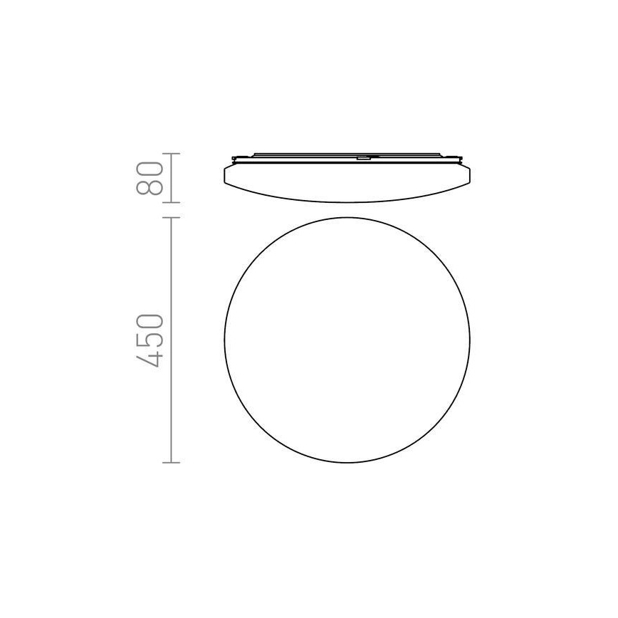 RED - Design Rendl - R12433 - LED Stropna svetilka SEMPRE LED/36W/230V okrogla