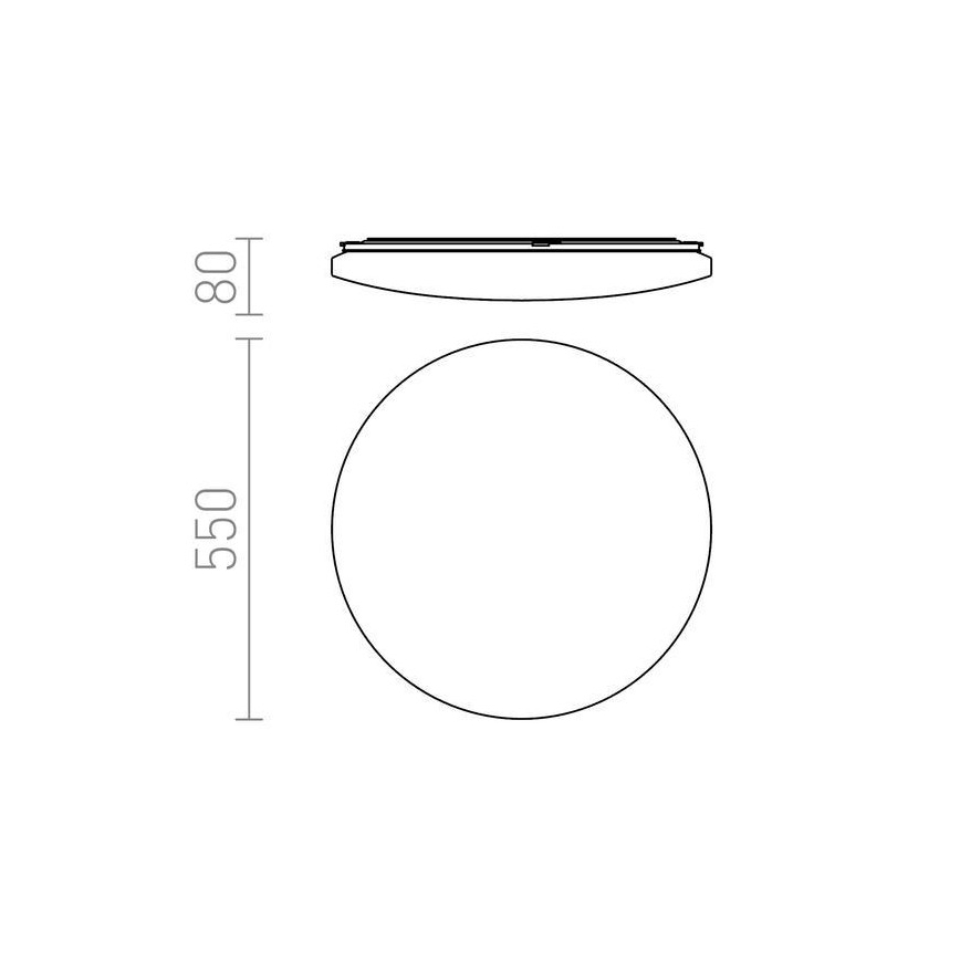 RED - Design Rendl - R12434 - LED Stropna svetilka SEMPRE LED/56W/230V okrogla