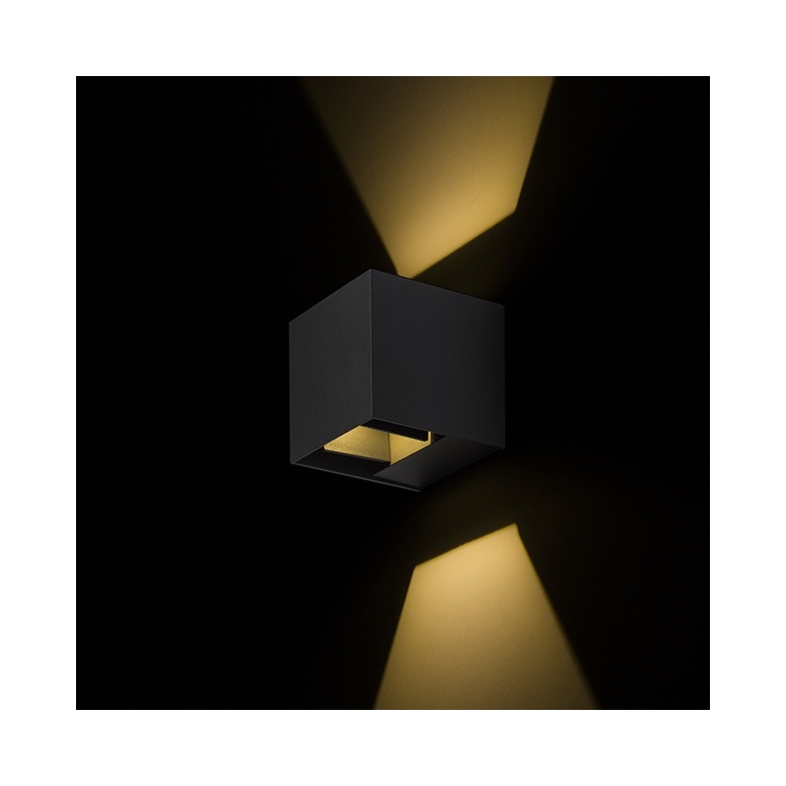RED - Design Rendl - R12557 - LED Zunanja stenska svetilka CARRE 2xLED/3W/230V IP54