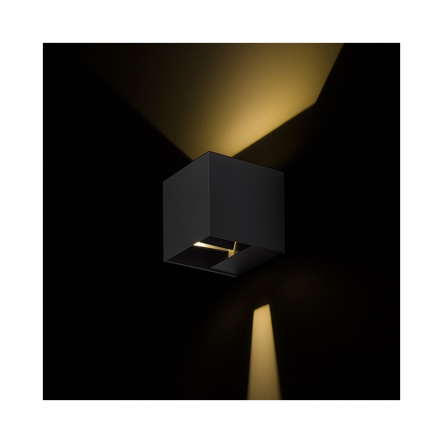 RED - Design Rendl - R12557 - LED Zunanja stenska svetilka CARRE 2xLED/3W/230V IP54