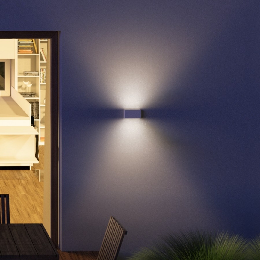 RED - Design Rendl - R12573 - LED Zunanja stenska svetilka TORINO 2xLED/5W/230V IP54