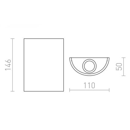 RED - Design Rendl - R12592 - LED Stenska svetilka DAFFY LED/6W/230V bela