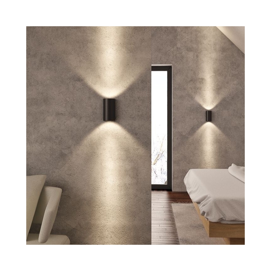 RED - Design Rendl - R12593 - LED Stenska svetilka DAFFY LED/6W/230V črna