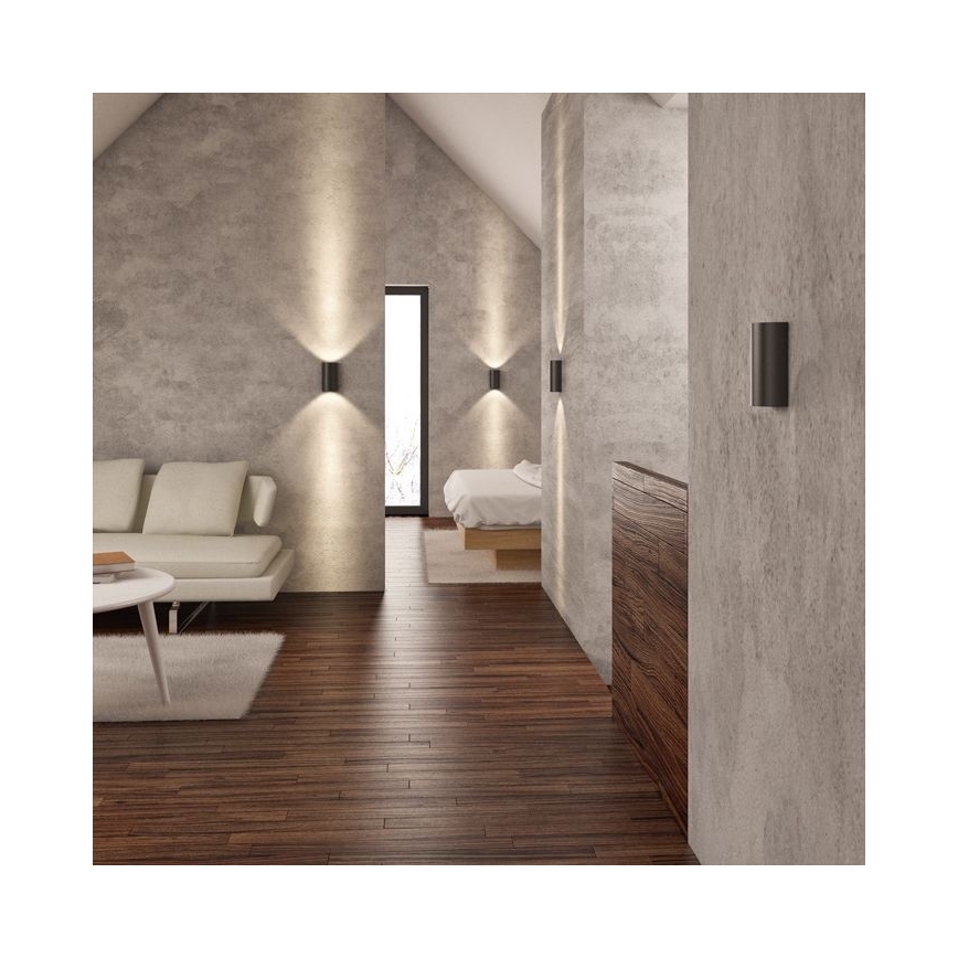 RED - Design Rendl - R12593 - LED Stenska svetilka DAFFY LED/6W/230V črna