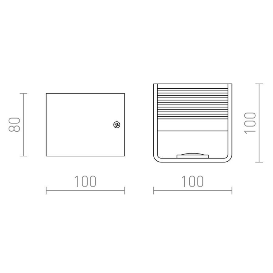 RED - Design Rendl - R12598 - LED Stenska svetilka ONYX LED/5W/230V bela