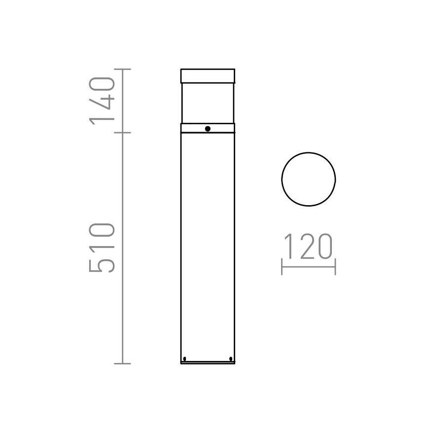 RED - Design Rendl - R12626 - LED Zunanja svetilka ABAX LED/15W/230V IP54 antracit