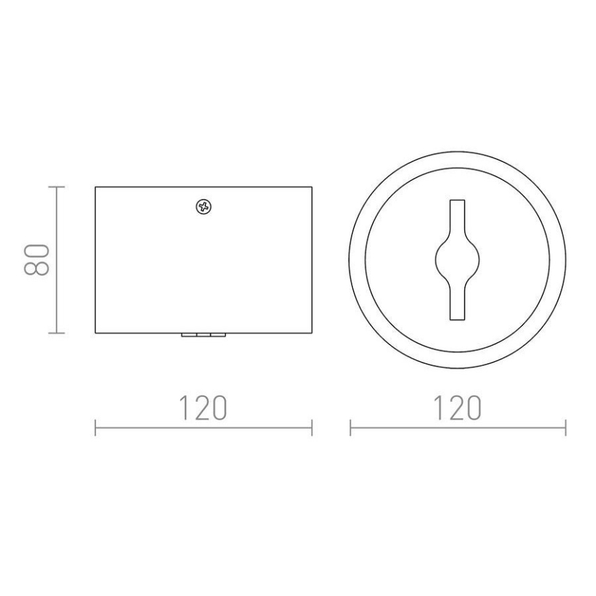 RED - Design Rendl - R12633 - LED Zatemnitveni reflektor KELLY LED/15W/230V bel