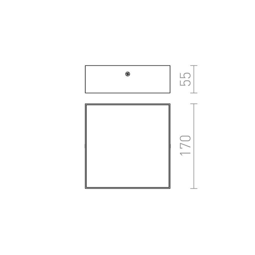 RED - Design Rendl - R12848 - LED Stropna svetilka LARISA LED/15W/230V bela