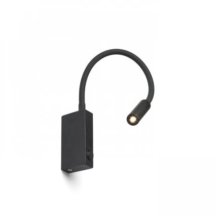 RED - Design Rendl - R12945 - LED Fleksibilna mala svetilka EKE LED/3W/230V črna