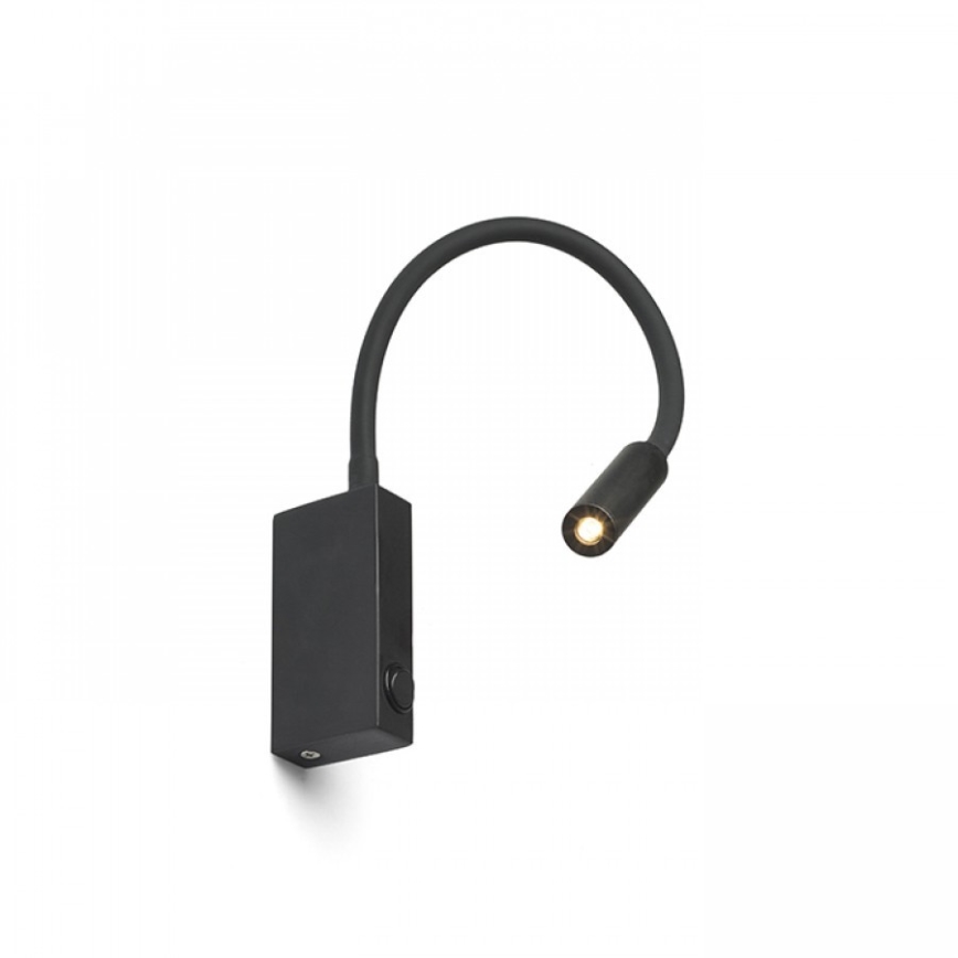 RED - Design Rendl - R12945 - LED Fleksibilna mala svetilka EKE LED/3W/230V črna