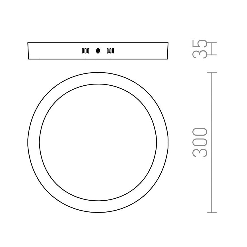 RED - Design Rendl - R12973 - LED Stropna svetilka SOCORRO LED/24W/230V