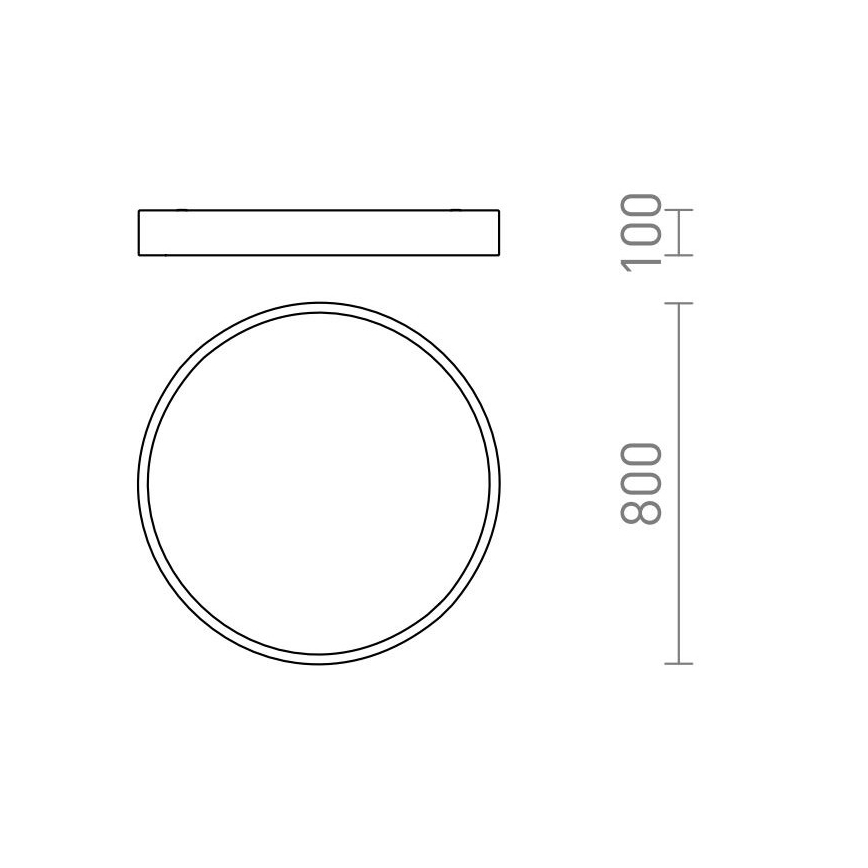 RED - Design Rendl - R13334 - LED Stropna svetilka MEZZO LED/100W/230V bela