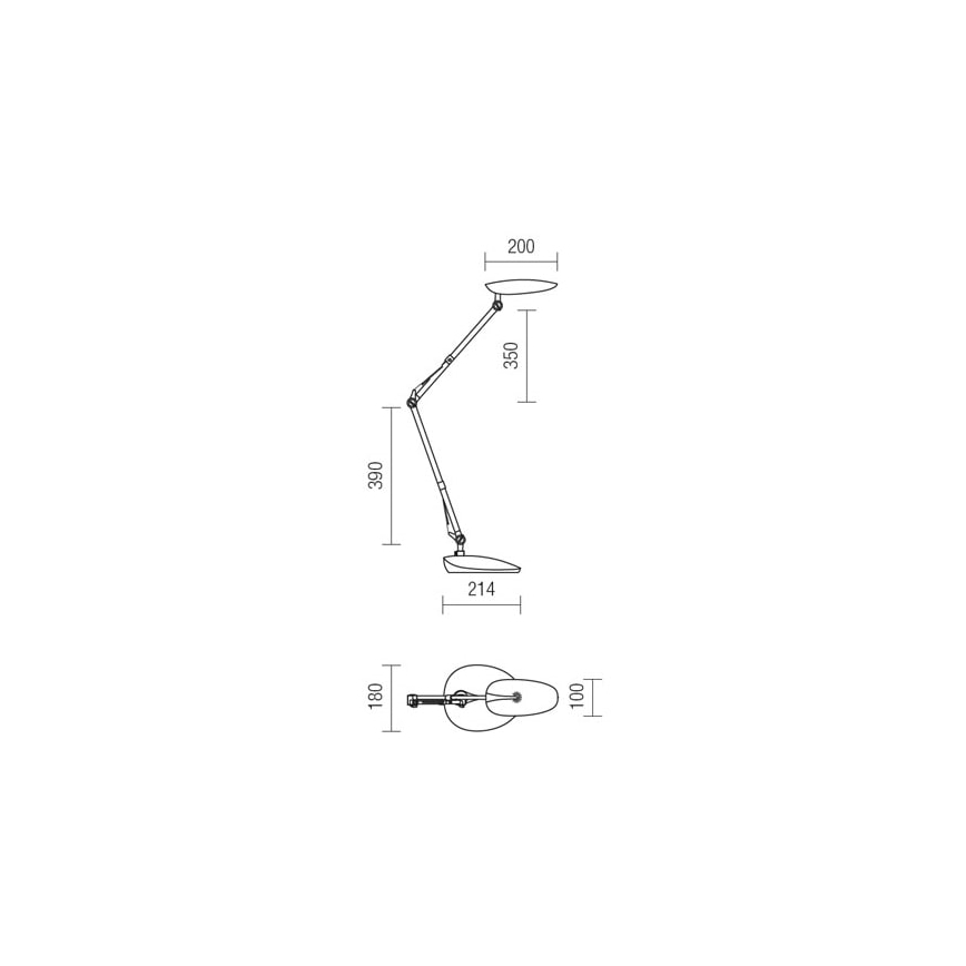 Redo 01-1036 - LED Namizna svetilka KEPLER VEIOZA LED/6.5W/230V