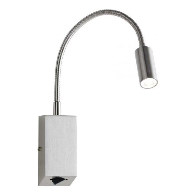 Redo 01-1195 - LED Fleksibilna mala svetilka HELLO LED/3W/230V mat krom