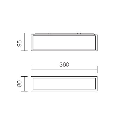 Redo 01-1234 - LED kopalniško stensko svetilo EGO LED/12W/230V IP44 sijajni krom