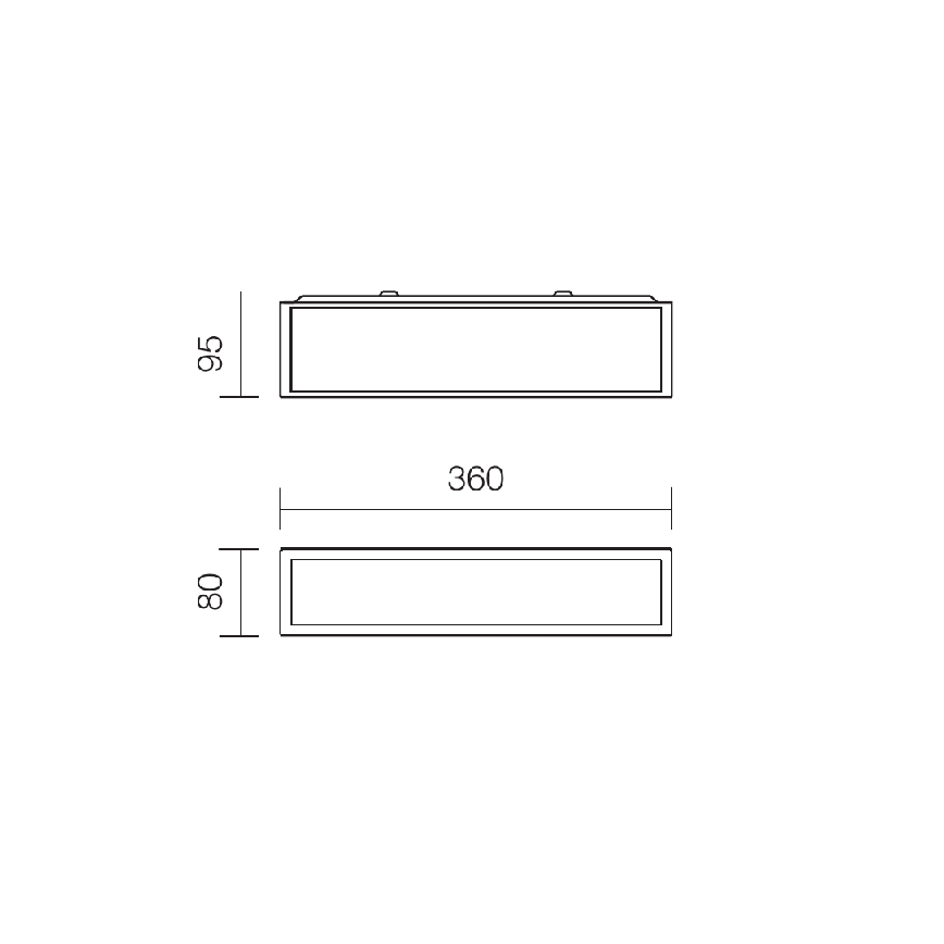 Redo 01-1234 - LED kopalniško stensko svetilo EGO LED/12W/230V IP44 sijajni krom