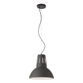 Redo 01-1281 - Viseča svetilka na kablu PEEP 1xE27/42W/230V, premer 34,5 cm, črna