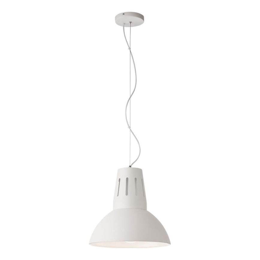 Redo 01-1282 - Lestenec na kablu PEEP 1xE27/42W/230V, premer 34,5 cm, bela