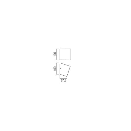 Redo 01-1317 - LED Stenska svetilka TOBIKO LED/6W/230V CRI 90 bela