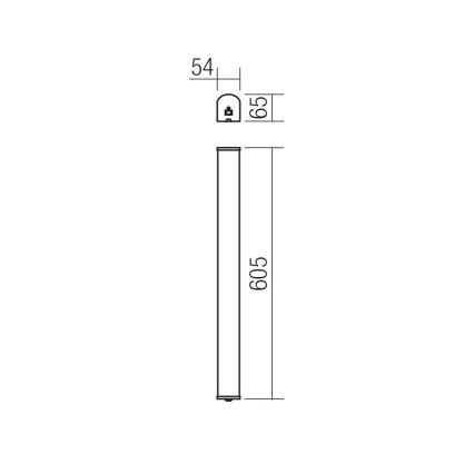 Redo 01-1392 - LED Kopalniška stenska svetilka MARKER LED/10W/230V IP44