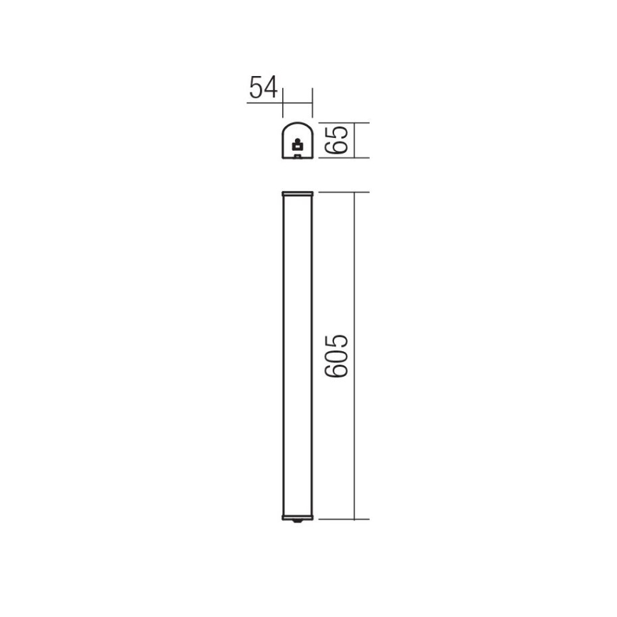 Redo 01-1392 - LED Kopalniška stenska svetilka MARKER LED/10W/230V IP44