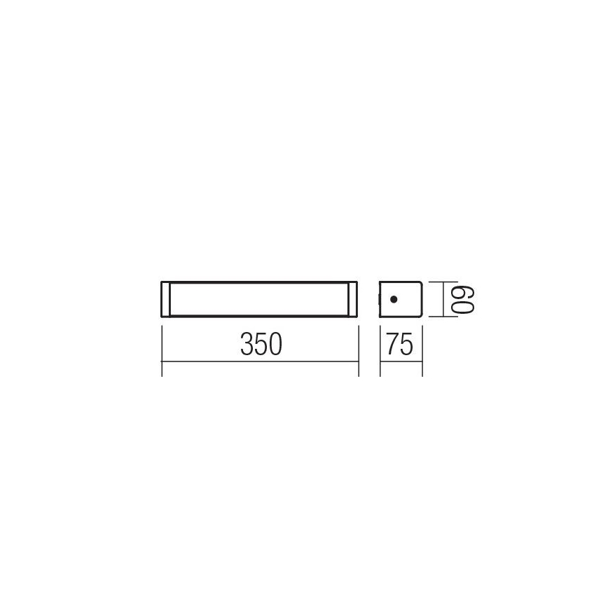 Redo 01-1423 - LED Kopalniška stenska svetilka LEDO LED/8W/230V IP44