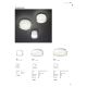 Redo 01-1453 - LED Kopalniška stropna svetilka NAJI LED/12W/230V pr. 30 cm IP44