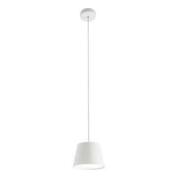 Redo 01-1495 - LED viseča svetilka na žici LOLLI LED/6W/230V, premer 14 cm, bela